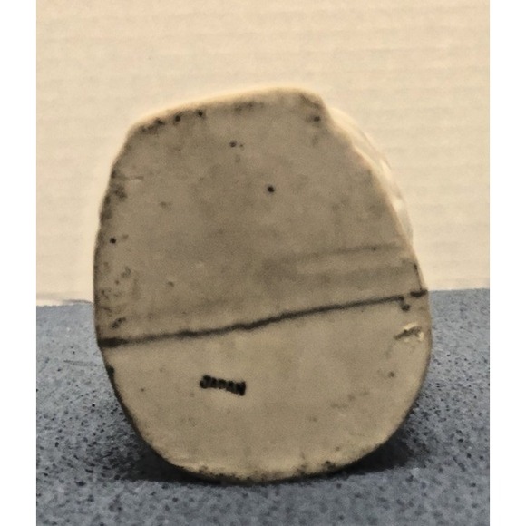 Vintage Hand Painted White Owl with Gold Accents Bank - Made in Japan - Picture 3 of 9